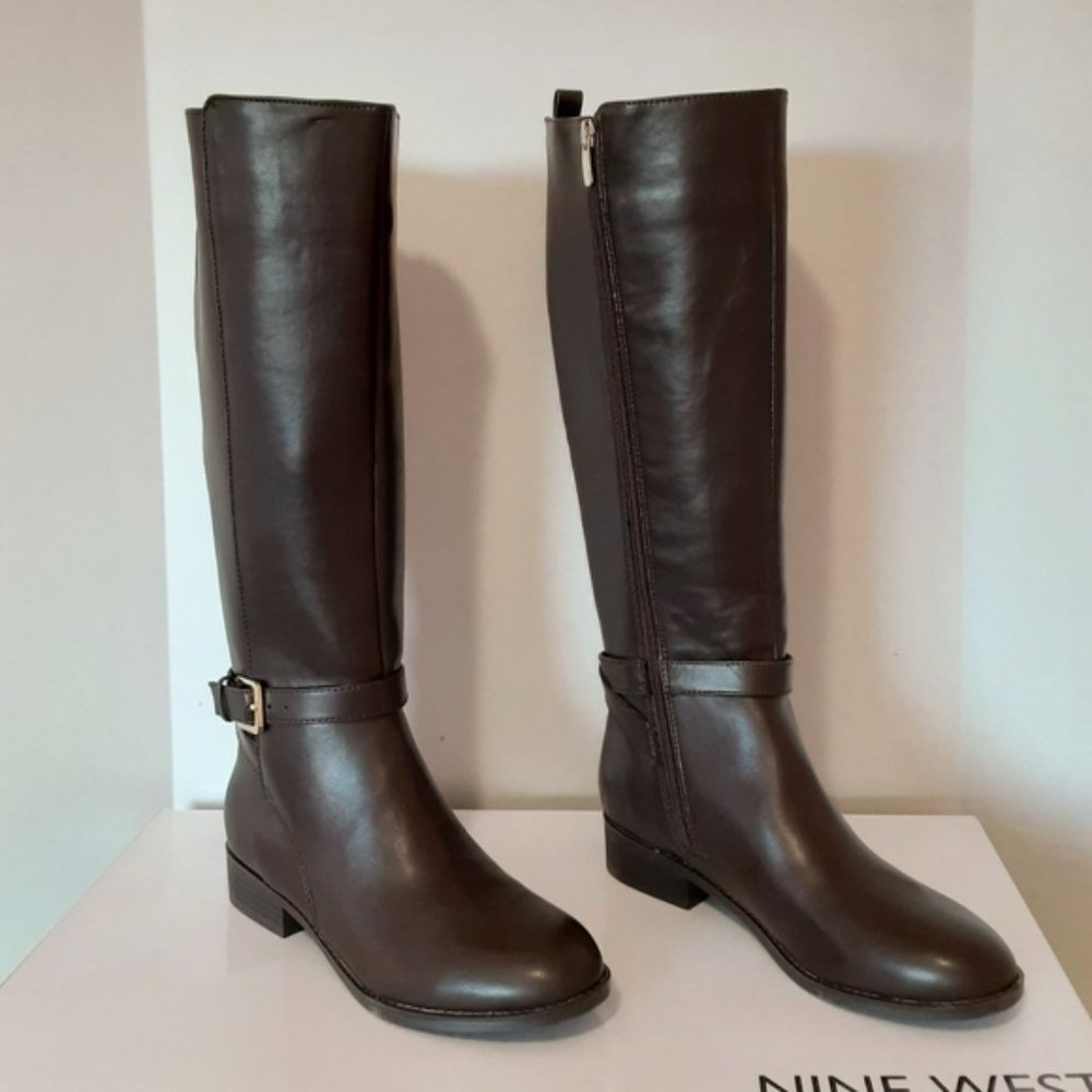 Nine west Giani 3 Dark Brown Riding Boots
